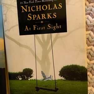 Lot of 2 Nicholas Sparks hard cover. Like new